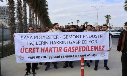 SASAda gergin bekleyiş sürüyor, ücretlerini alamayan işçiler eyleme başladı