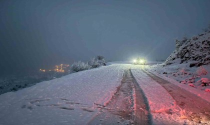 Siirtte kar nedeniyle kapanan yollar açıldı