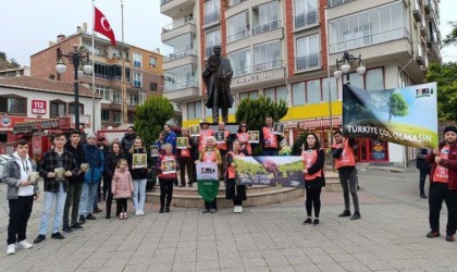 Sinopta toprağa saygı yürüyüşü