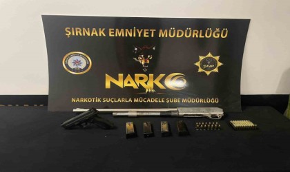 Şırnakta asayiş, narkotik ve kaçakçılık operasyonlarında 1 tutuklama