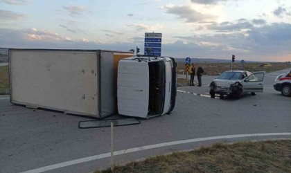 Tekirdağda ışık ihlali kazaya neden oldu: 1 yaralı