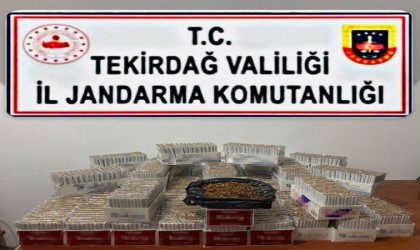 Tekirdağda tütün ürünleri denetiminde 11 bin 820 makaron ele geçirildi