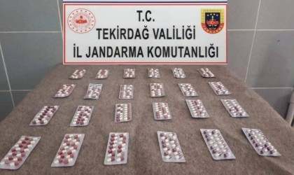 Tekirdağda uyuşturucu operasyonlarında çok sayıda sentetik hap ve uyuşturucu madde ele geçirildi