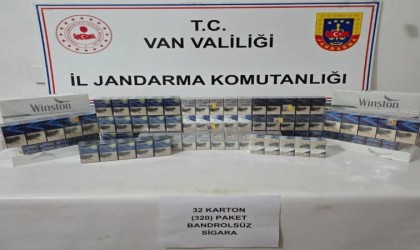 Vanda 860 paket kaçak sigara ele geçirildi