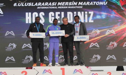 6. Uluslararası Mersin Maratonunda ödüller sahiplerini buldu