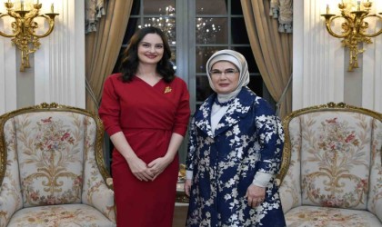 Emine Erdoğan, Karadağ Cumhurbaşkanının eşi Milena Milatoviç ile bir araya geldi