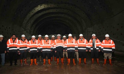 Erzurum ve Bingöl Valileri Çirişli Tünelini inceledi