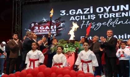 Gaziantepte 3. Gazi Oyunları görkemli törenle başladı