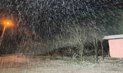 Kastamonunun yüksek kesimlerinde kar yağışı etkili oluyor