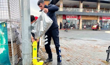 Kış günlerinde Bünyanda sokak hayvanlarına umut eli