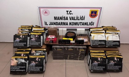 Manisada jandarmadan kaçak sigara operasyonu