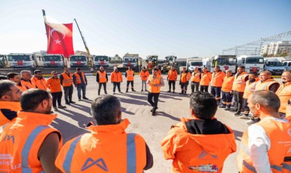 Mersinde karla mücadele ekipleri hazırlıklarını tamamladı