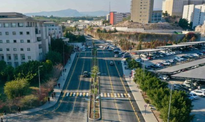 MEÜ Tıp Fakültesi Hastanesinin giriş yolu yenilendi