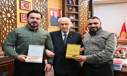 MHP Genel Başkanı Bahçeli, Suriyeden gelen heyeti kabul etti