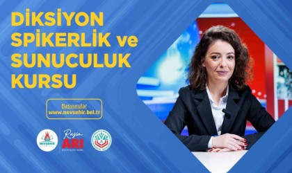 Nevşehir Belediyesinden “Diksiyon, Spikerlik ve Sunuculuk” Kursu