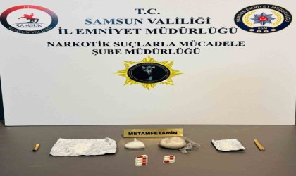 Samsunda uyuşturucu operasyonuna 2 gözaltı