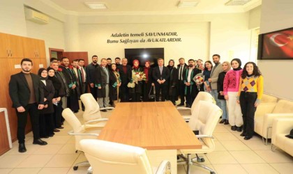 Vali Aydoğdudan Erzincan Barosunun yeni başkanına ziyaret