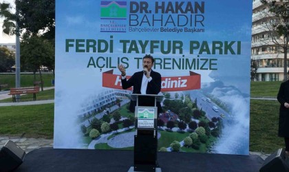 Bahçelievlerde Ferdi Tayfurun ismi parkta yaşayacak