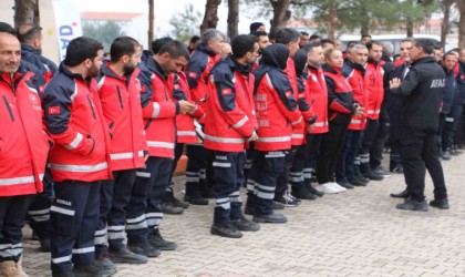 Diyarbakırda 217 AFAD personeli peç taktı