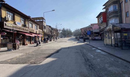 Dondurucu soğuk nedeniyle tarihi bölge boş kaldı