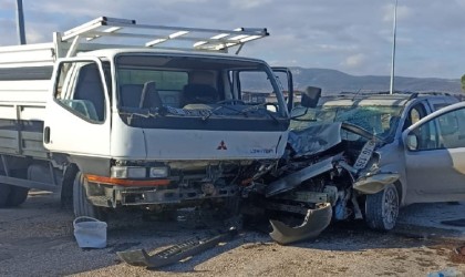 Gönen-Manyas çevre yolunda trafik kazası: 1 kişi yaralandı