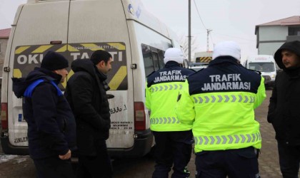 Güroymakta öğrenci servisleri denetlendi