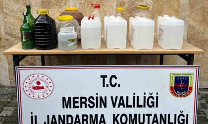 Mersinde 85 litre sahte içki ele geçirildi