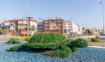 Mersinde kavşaklar estetik dokunuşlarla güzelleşiyor