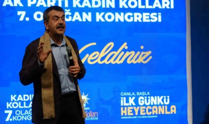 Milli Eğitim Bakanı Tekin, AK Parti Erzurum Kadın ve Gençlik Kolları kongrelerinde konuştu: