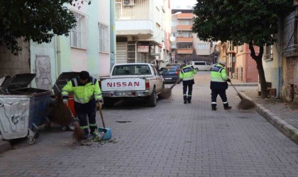 Nazilli Belediyesinden Turan Mahallesinde kapsamlı temizlik çalışması