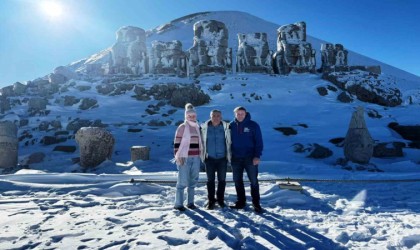 Nemrut, kış turizmi ile yabancı turistlerin ilgisini çekiyor