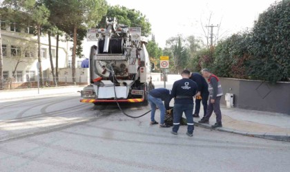 OBBnin altyapı temizlik çalışmaları sürüyor