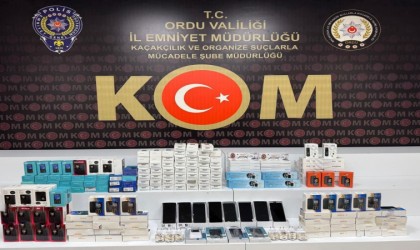 Orduda kaçak cep telefonu operasyonu