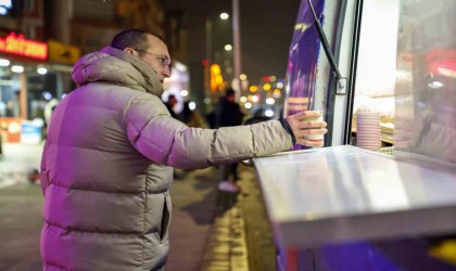 Silivride işe giden vatandaşlara sıcak çorba