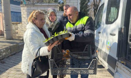 Turhalda 3 bin 500 çiçek kabirlerle buluştu