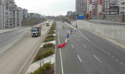 Türkiyenin en maliyetli şehir içi yollarından Kanuni Bulvarı inşaatında sona doğru