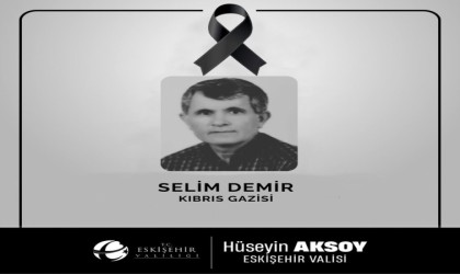 Vali Aksoydan Kıbrıs Gazisi için taziye mesajı