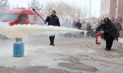 Yangına müdahalede “söndürme cihazı” vurgusu